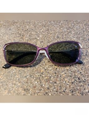 Zenni Optical Purple Metallic Cat-Eye Glasses Frames #157517 + Case